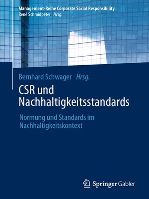 cover image of CSR und Nachhaltigkeitsstandards